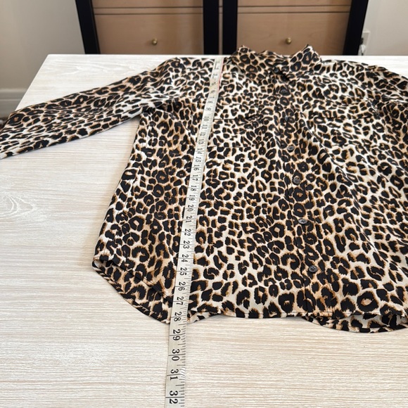 Equipment Leopard Print Button-Up Shirt - Picture 6 of 9